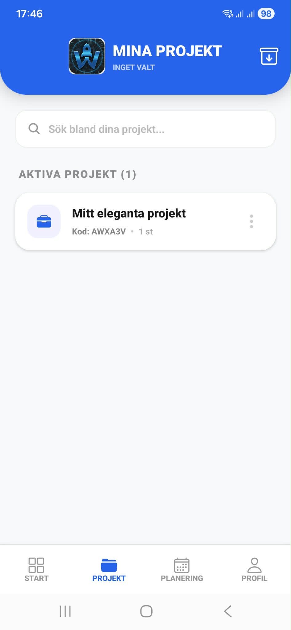 Mina projekt